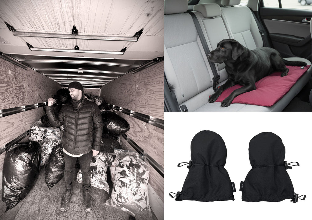 Coussins pour animaux & mitaines de bébé: 4 ans de retailles textiles revalorisées!
