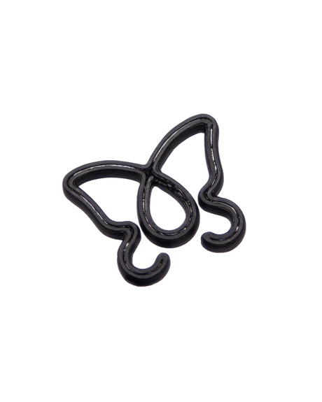 Pince pour assembler les mitaines d'asclépiade Lasclay, en forme de papillon monarque imprimé 3D.