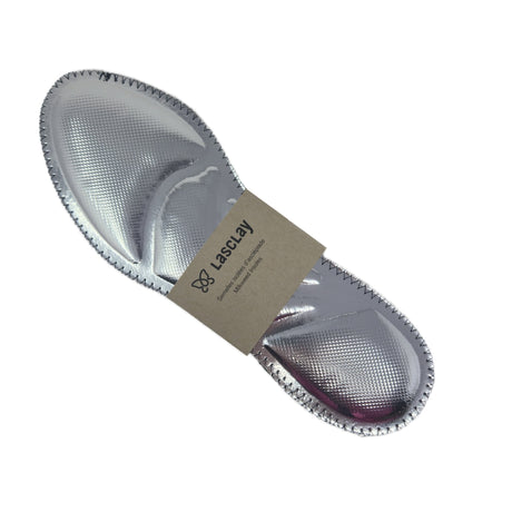 Paire de semelles isolées à la soie d'asclépiade, emballées d'un bandeau Lasclay, pour garder les pieds au chaud